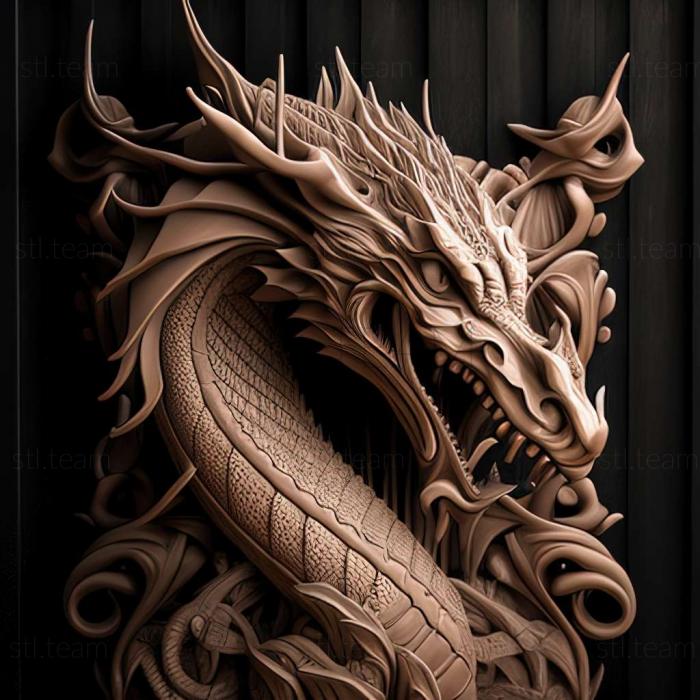 3D model dragon (STL)